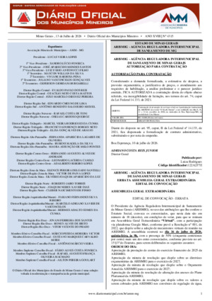 Assinatura Digital da última edição