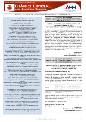 Assinatura Digital da última edição