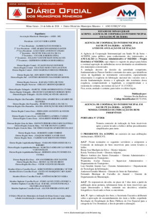 Assinatura Digital da última edição