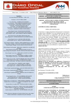 Assinatura Digital da última edição