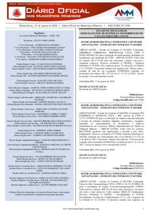 Assinatura Digital da última edição