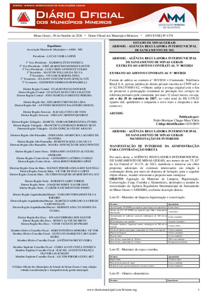 Assinatura Digital da última edição