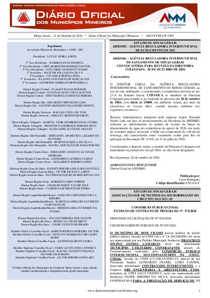 Assinatura Digital da última edição