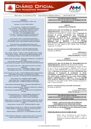 Assinatura Digital da última edição