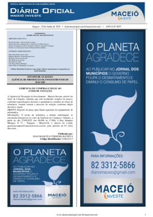 Assinatura Digital da última edição
