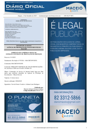 Assinatura Digital da última edição