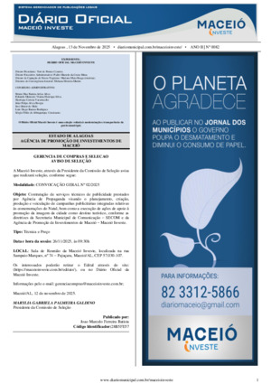 Assinatura Digital da última edição