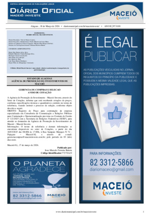 Assinatura Digital da última edição