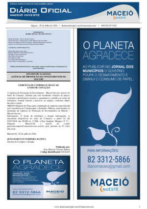 Assinatura Digital da última edição