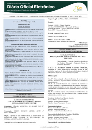 Assinatura Digital da última edição