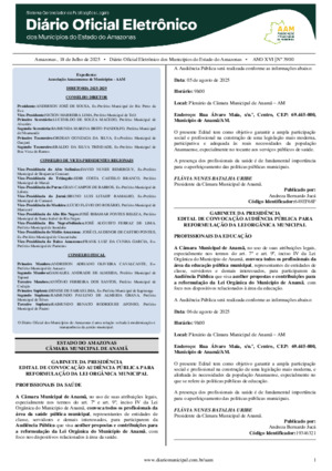 Assinatura Digital da última edição