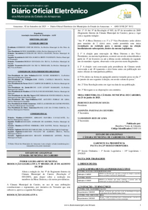 Assinatura Digital da última edição