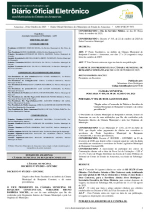 Assinatura Digital da última edição