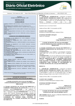 Assinatura Digital da última edição