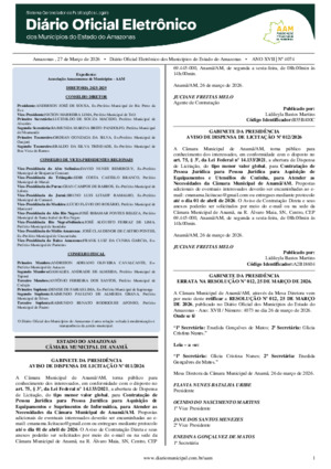 Assinatura Digital da última edição