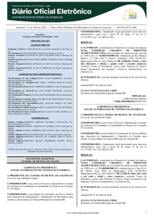 Assinatura Digital da última edição