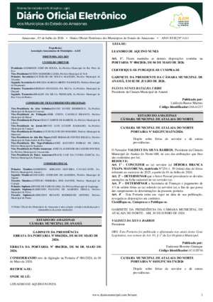 Assinatura Digital da última edição