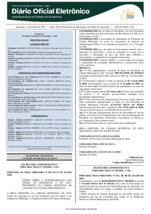 Assinatura Digital da última edição
