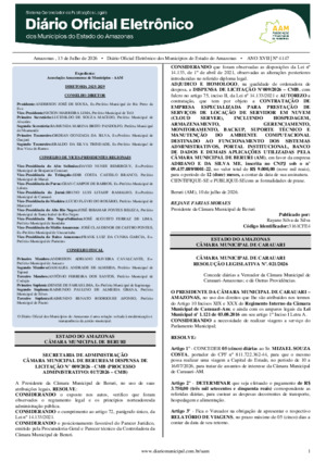 Assinatura Digital da última edição