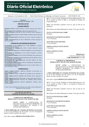 Assinatura Digital da última edição