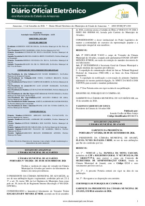 Assinatura Digital da última edição