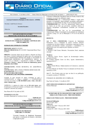 Assinatura Digital da última edição