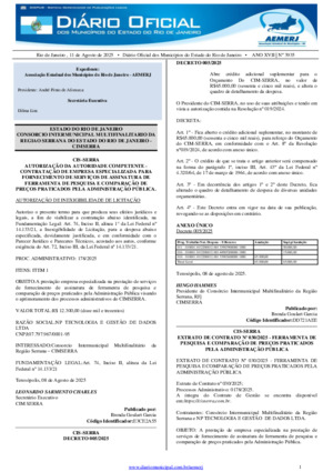 Assinatura Digital da última edição