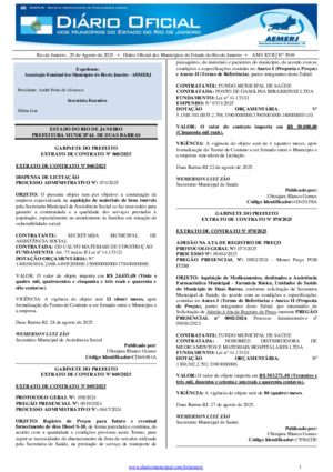 Assinatura Digital da última edição
