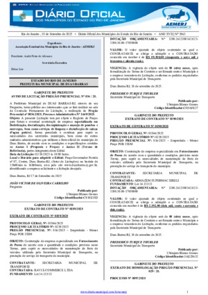 Assinatura Digital da última edição