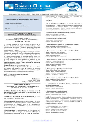 Assinatura Digital da última edição