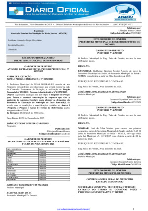 Assinatura Digital da última edição