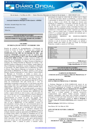 Assinatura Digital da última edição