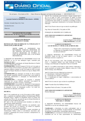 Assinatura Digital da última edição