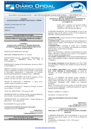 Assinatura Digital da última edição