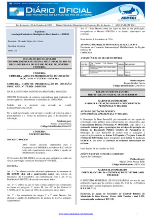 Assinatura Digital da última edição