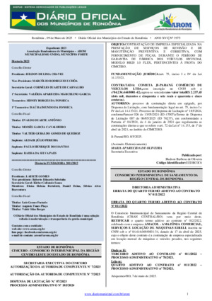 Assinatura Digital da última edição