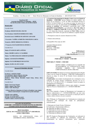 Assinatura Digital da última edição