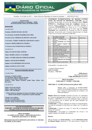 Assinatura Digital da última edição