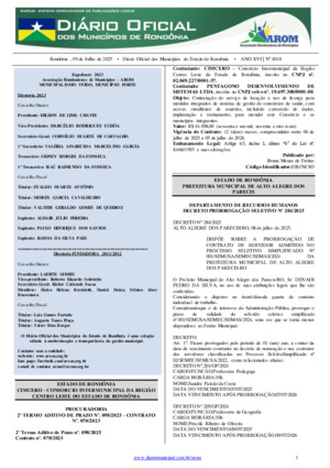 Assinatura Digital da última edição