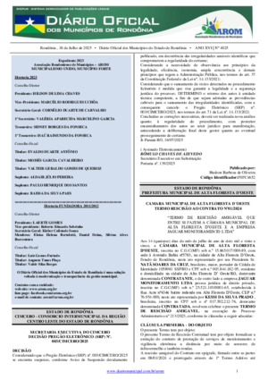 Assinatura Digital da última edição