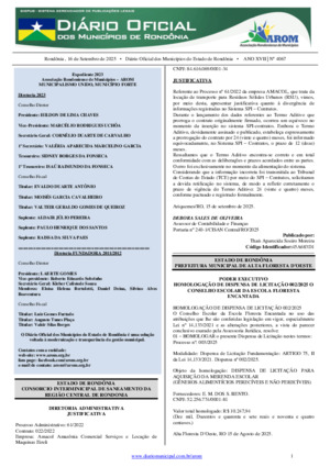 Assinatura Digital da última edição