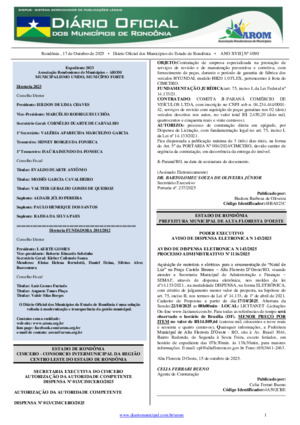 Assinatura Digital da última edição