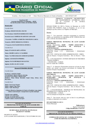 Assinatura Digital da última edição