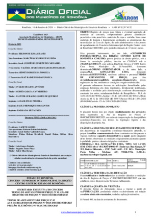 Assinatura Digital da última edição