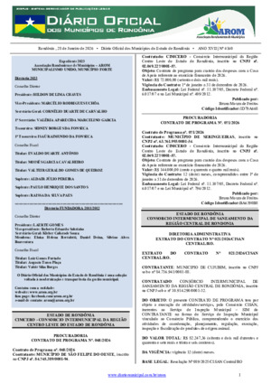 Assinatura Digital da última edição