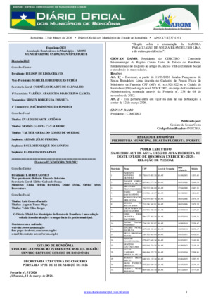 Assinatura Digital da última edição