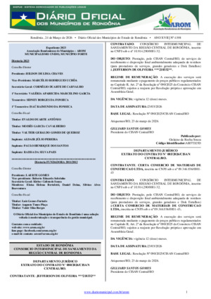 Assinatura Digital da última edição