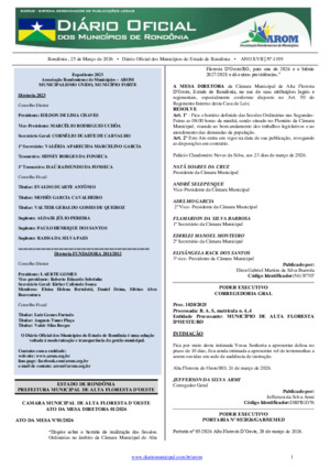 Assinatura Digital da última edição