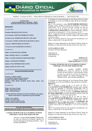 Assinatura Digital da última edição