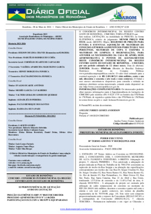 Assinatura Digital da última edição